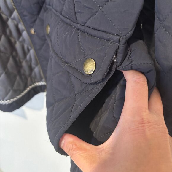 Women's Vineyard Vines Quilted Chore Coat, Black (XL) - Picture 6 of 10